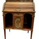 20th century walnut cylinder lady's desk