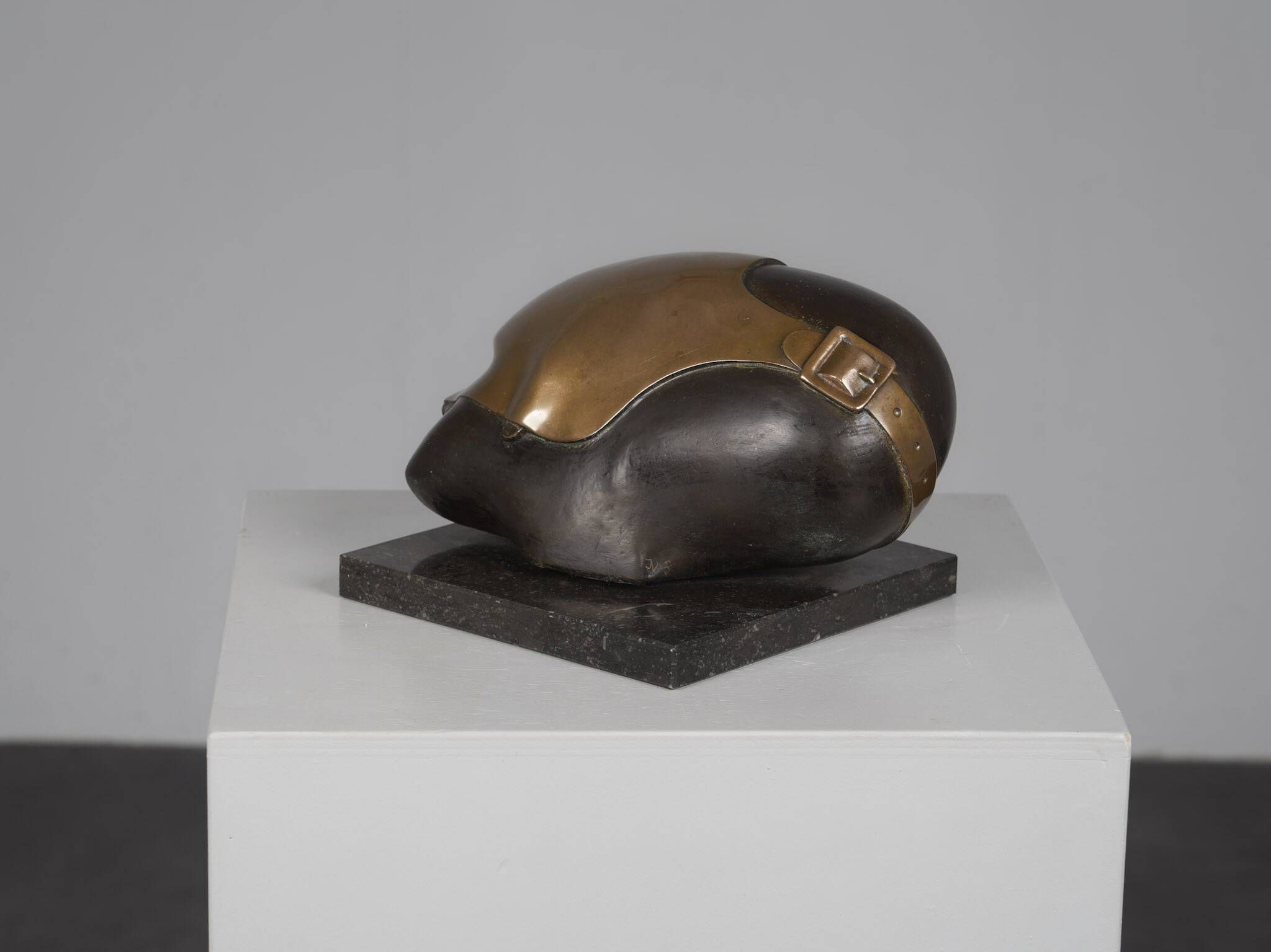 Intriguing bronze sculpture by Jos van Vreeswijk, Netherlands, 20th century