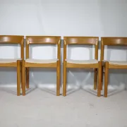 Danish Design Chairs in Teak by H.W. Klein for Bramin, Set of 4, 1960s