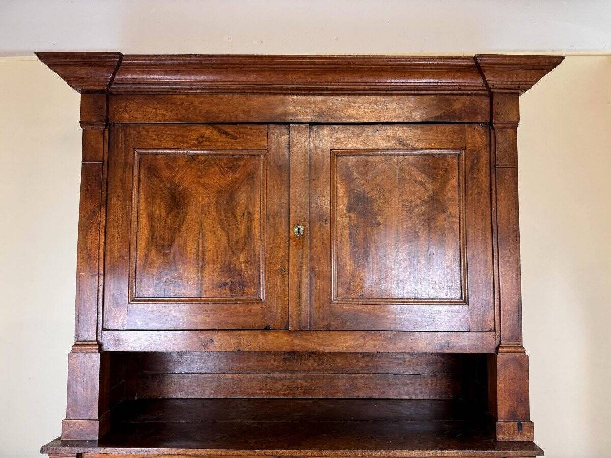 Buffet Deux Corps époque Empire  noyer et chene