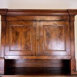 Buffet Deux Corps Empire period walnut and oak