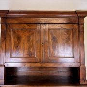 Buffet Deux Corps Empire period walnut and oak