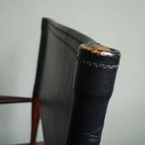 Chaise vintage en palissandre par M. Hayat & Bros, années 1970