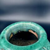 Pair of ancient turquoise glazed stoneware vases, China, late 19th century.