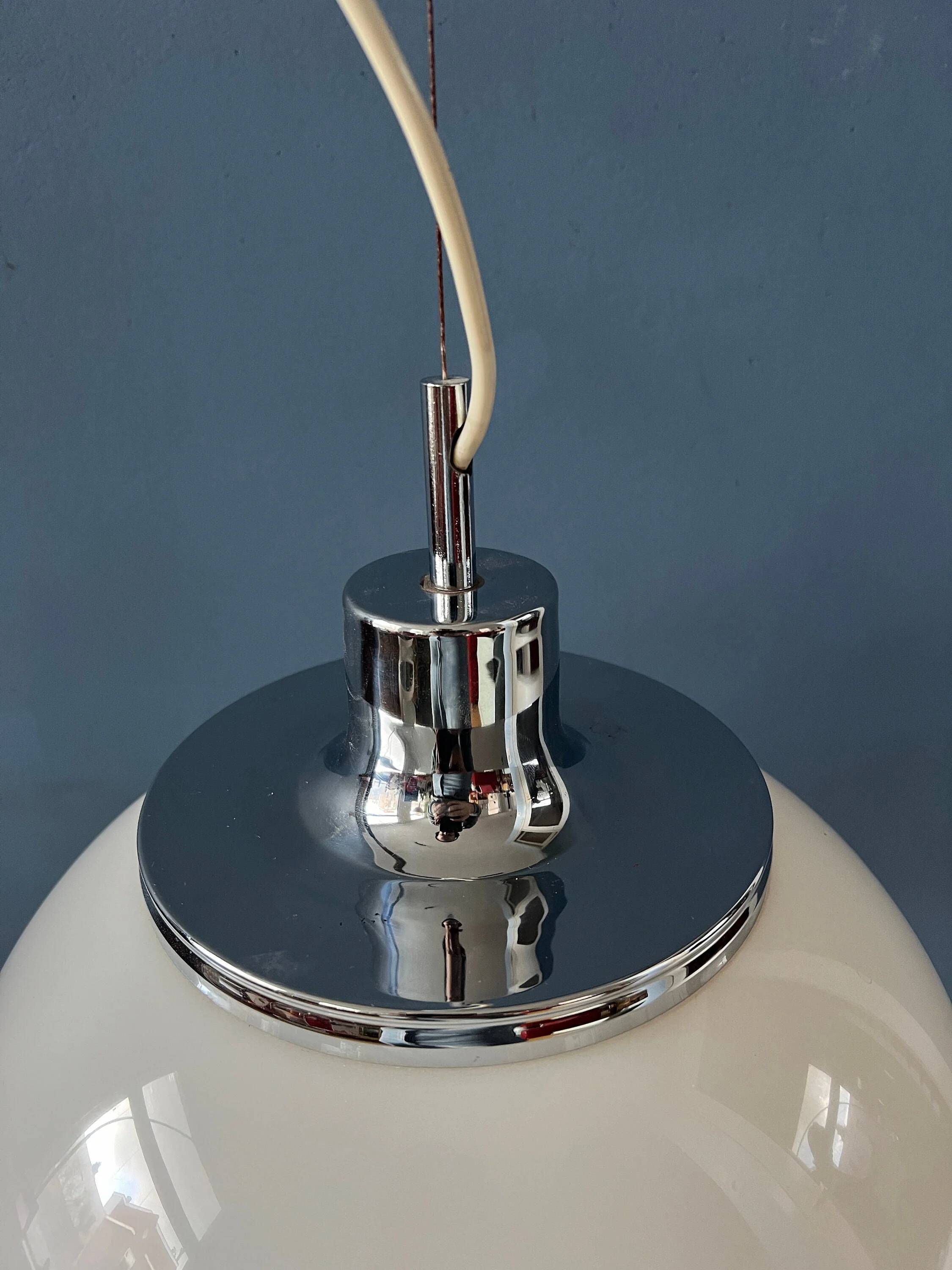 White Guzzini Faro suspension in plexiglass