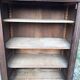 Armoire vintage parisienne à 1 porte vitrée en chêne massif.