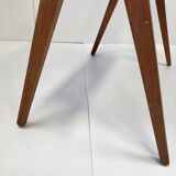 Vintage table 1950 compass feet