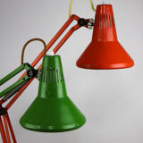 Orange Adjustable Achitect Table Lamp by Tep, 1970s