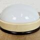 Industrial Bakelite Wall or Ceiling Light with Milk Glass, 1950s