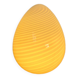 Old Ridged Glass Egg Lamp Design Vetri Murano vintage egg