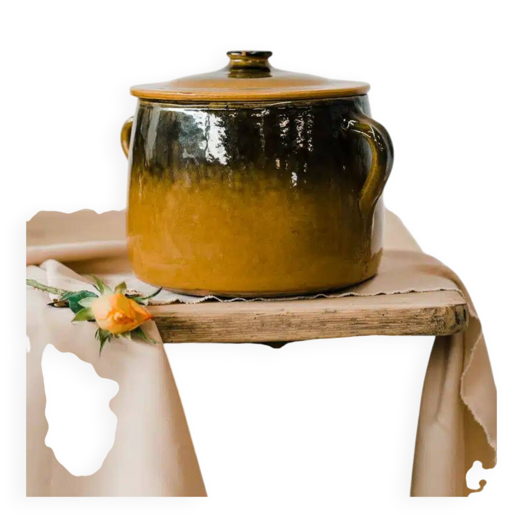 Earthenware soup tureen "Heather"