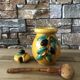 Olive pot with spoon Vallauris