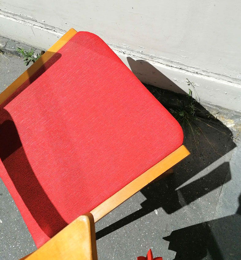 Scandinavian bridge armchair, 1950