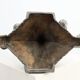 Art Nouveau tin candle holder by Achille Gamba, Italy ca. 1900