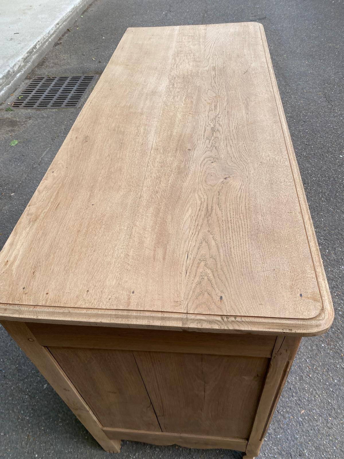 Louis XV sideboard renovated in solid oak, 18th century