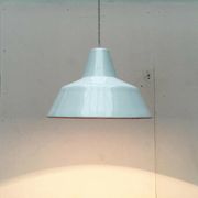 Modern Danish enamel pendant lamp from the mid-century by Louis Poulsen, 1960s.