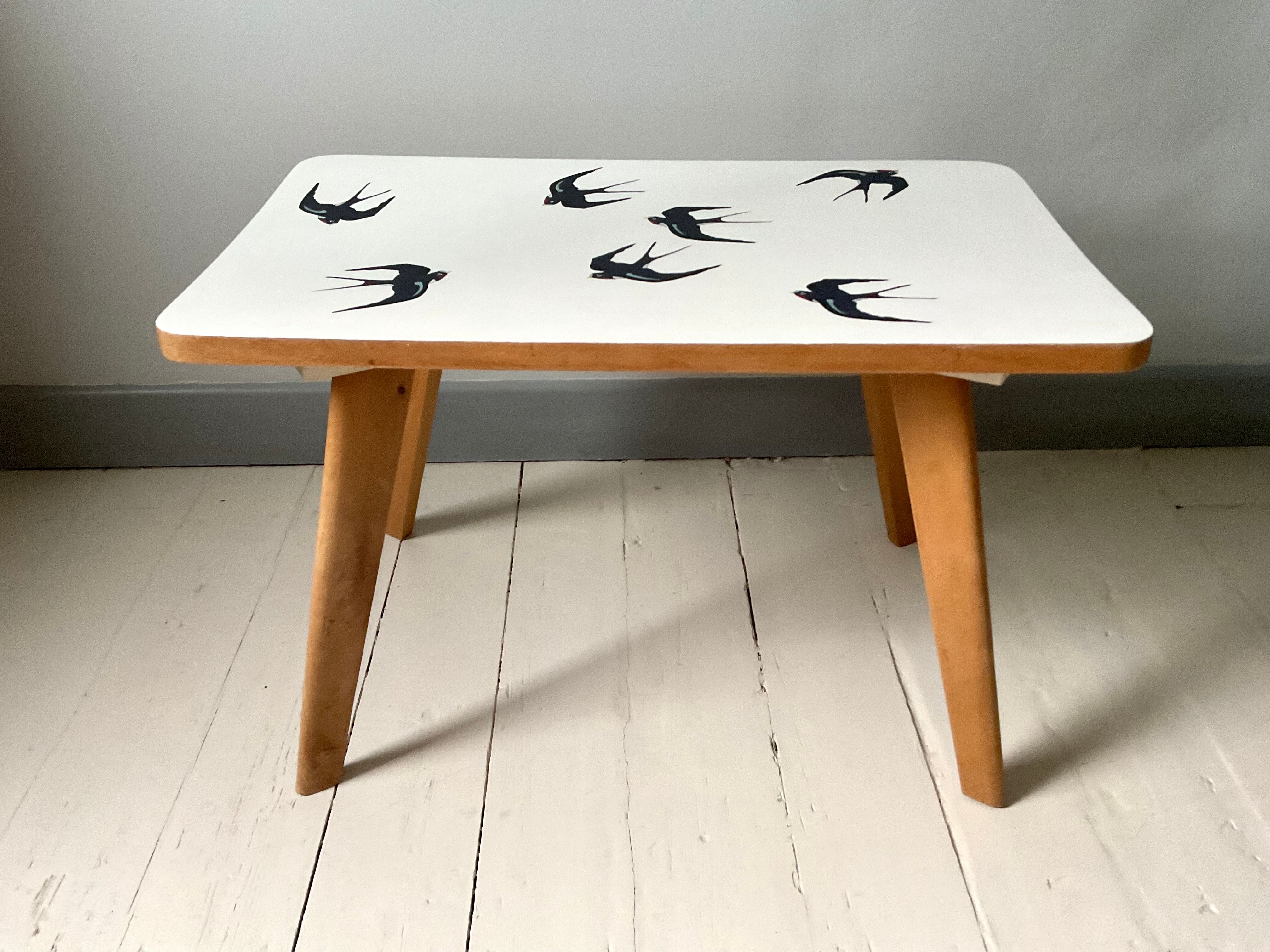Swallow vintage coffee table