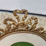 Round frame gilded bronze Louis XVI