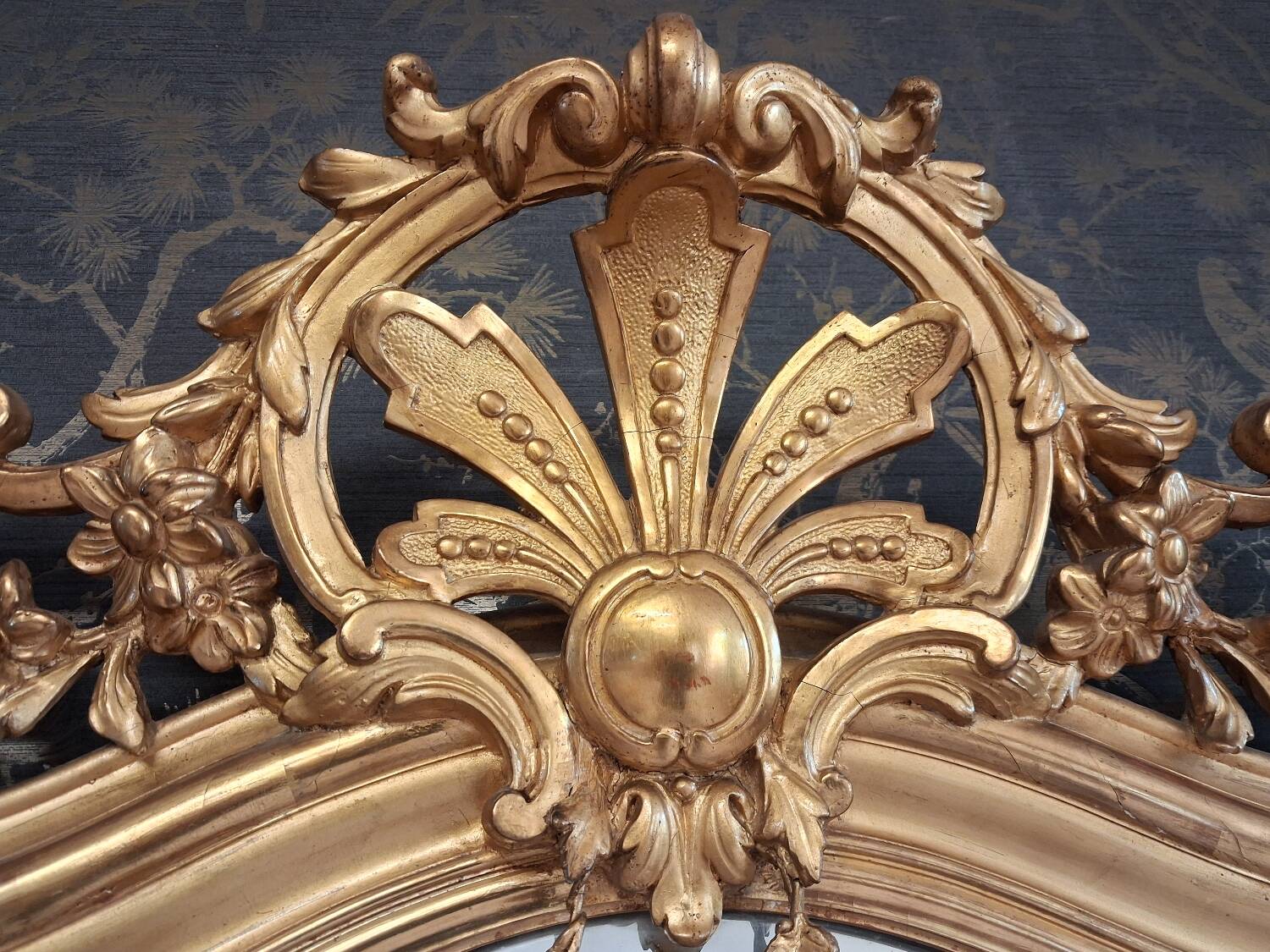 19th century mirror 181 x 110