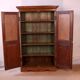 Old wardrobe art deco bookcase in burmese teak