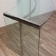 Board president by Gallotti & Radice in glass and chrome