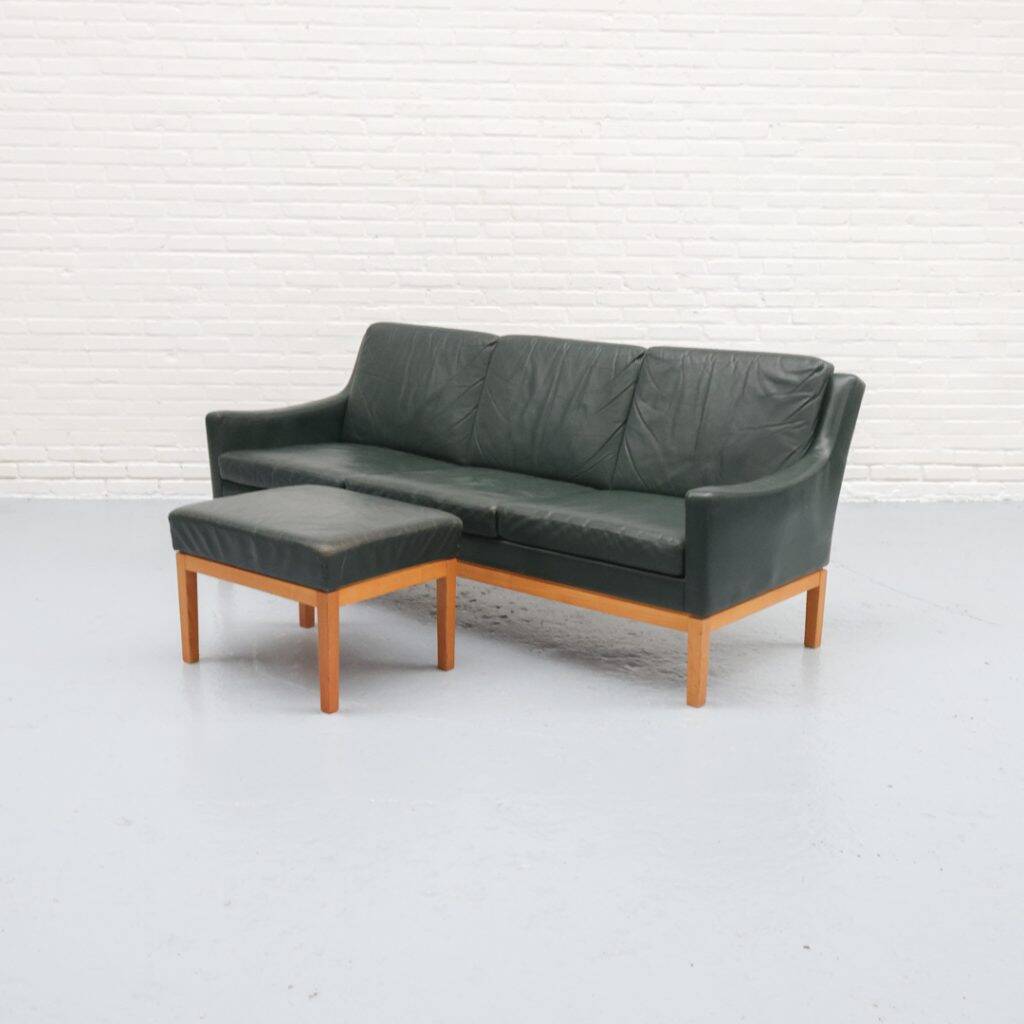 Mid-century three-seater sofa