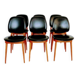 Series of 6 Baumann pegasus chairs