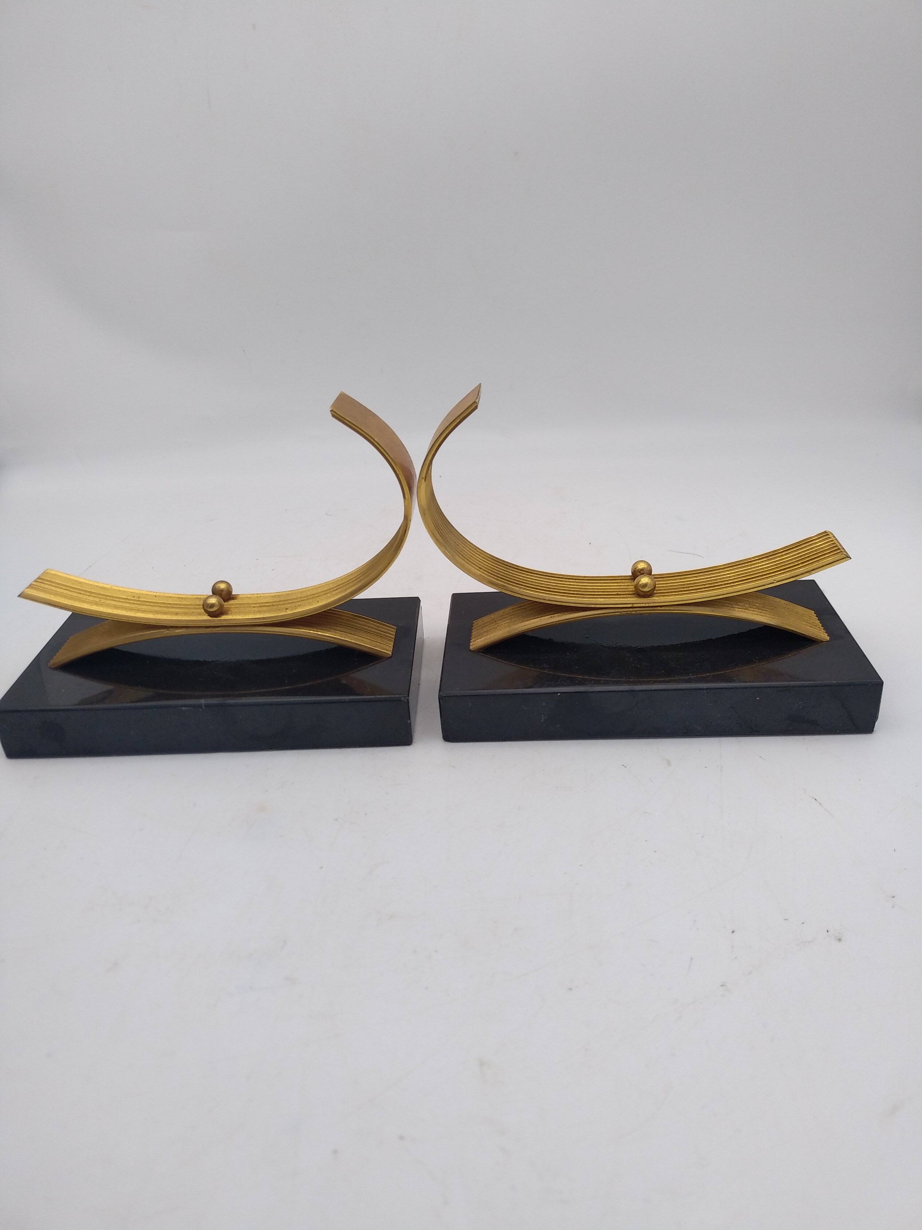 Gold Starry bookends.