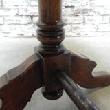 Oak bistro table from the ardennes