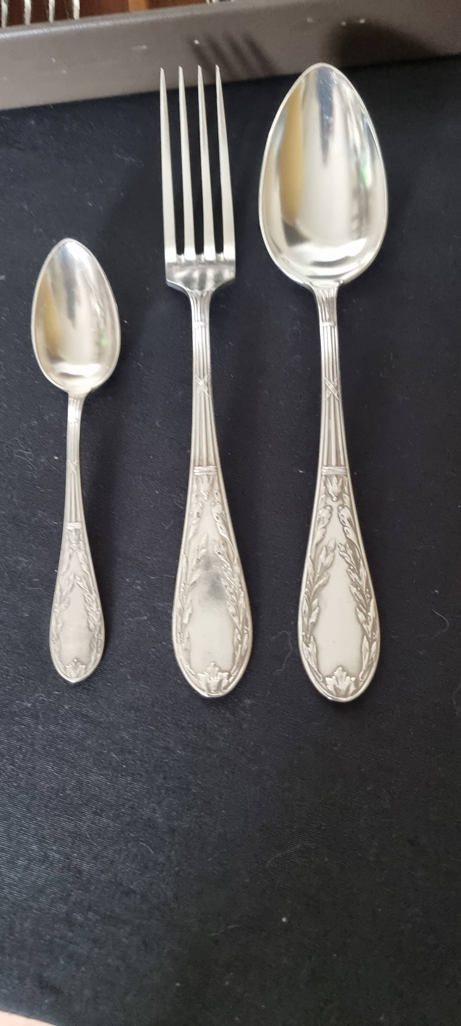 Médard Orfèvres Orfèvres vintage exclusif, 37 pièces, en métal argenté, sty
