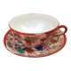 Japanese-style teacup and saucer