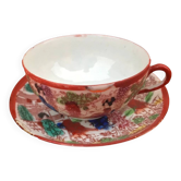 Japanese-style teacup and saucer