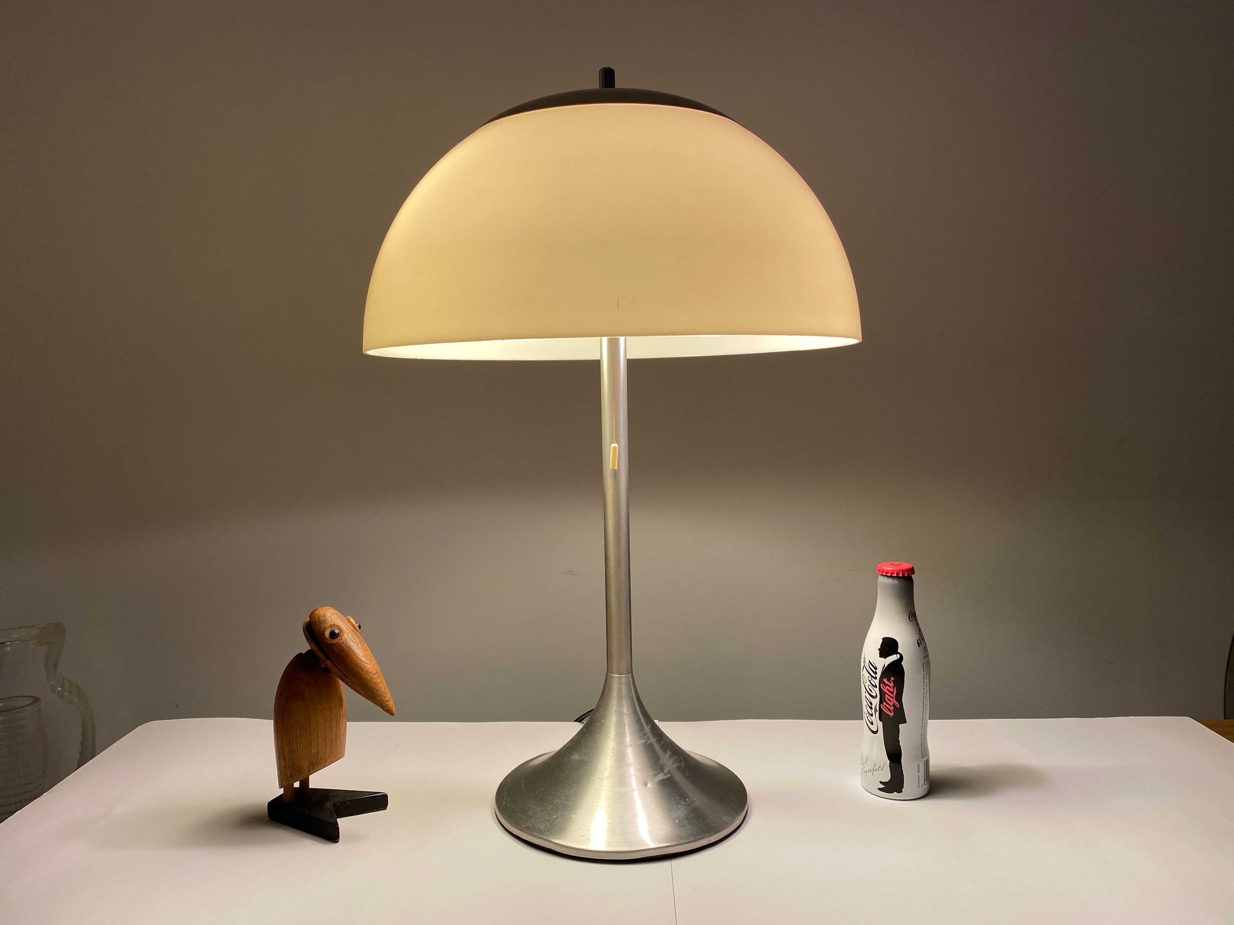 Lamp mushroom walking tulip Unilux France vintage design 70s