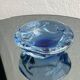 Bol décoratif en verre de Murano "Bullicante" bleu, objet de collection vintage
