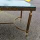 Table basse d'appoint plateau marbre ancien