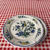 Pair of plates "blue phoenix" Villeroy and boch