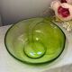 Saladier en verre vert