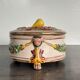Old Italian ceramic jewellery box