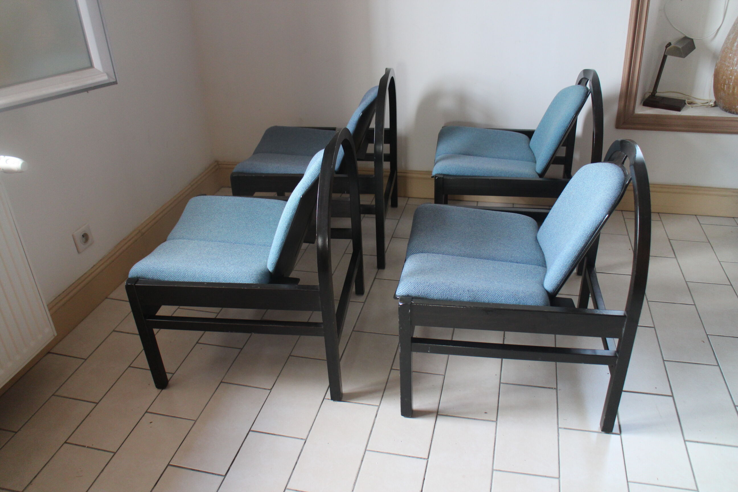 4 Baumann argos armchairs
