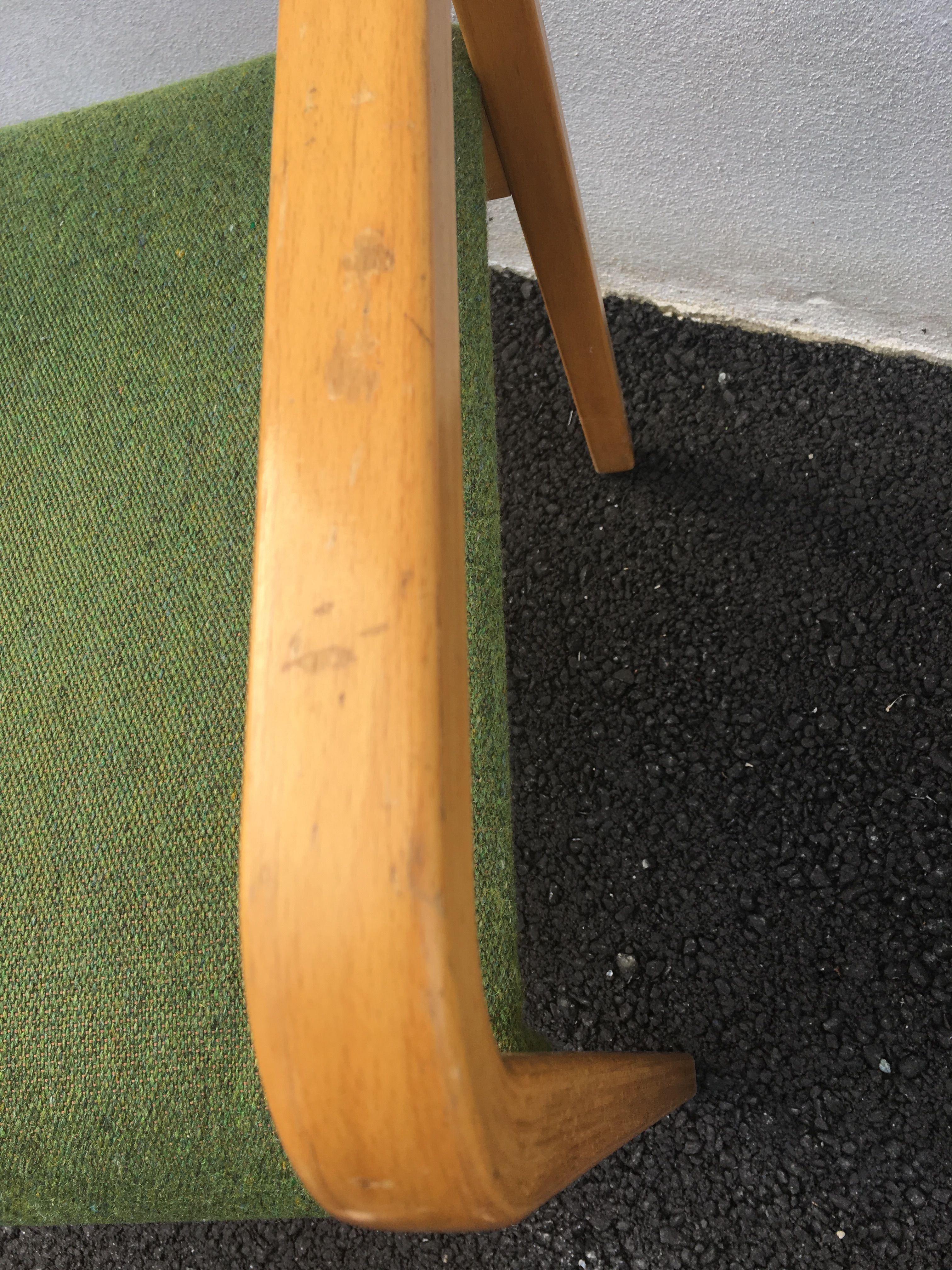 Curved wooden chairs by Wilhelm Ritz for Wilkhahn 1960/1970 - Set of 2