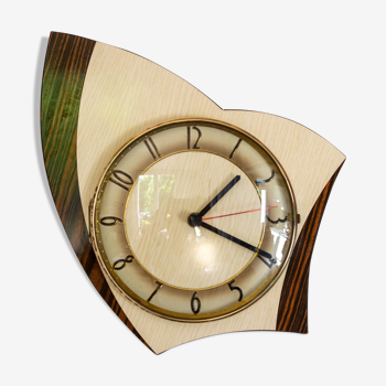 Horloge en formica des années 60