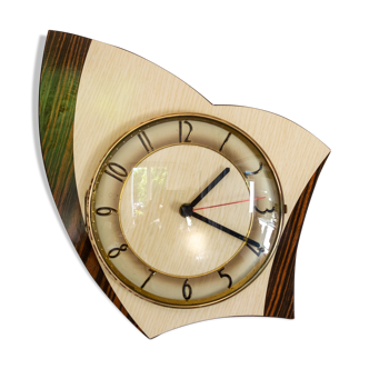 Horloge en formica des années 60