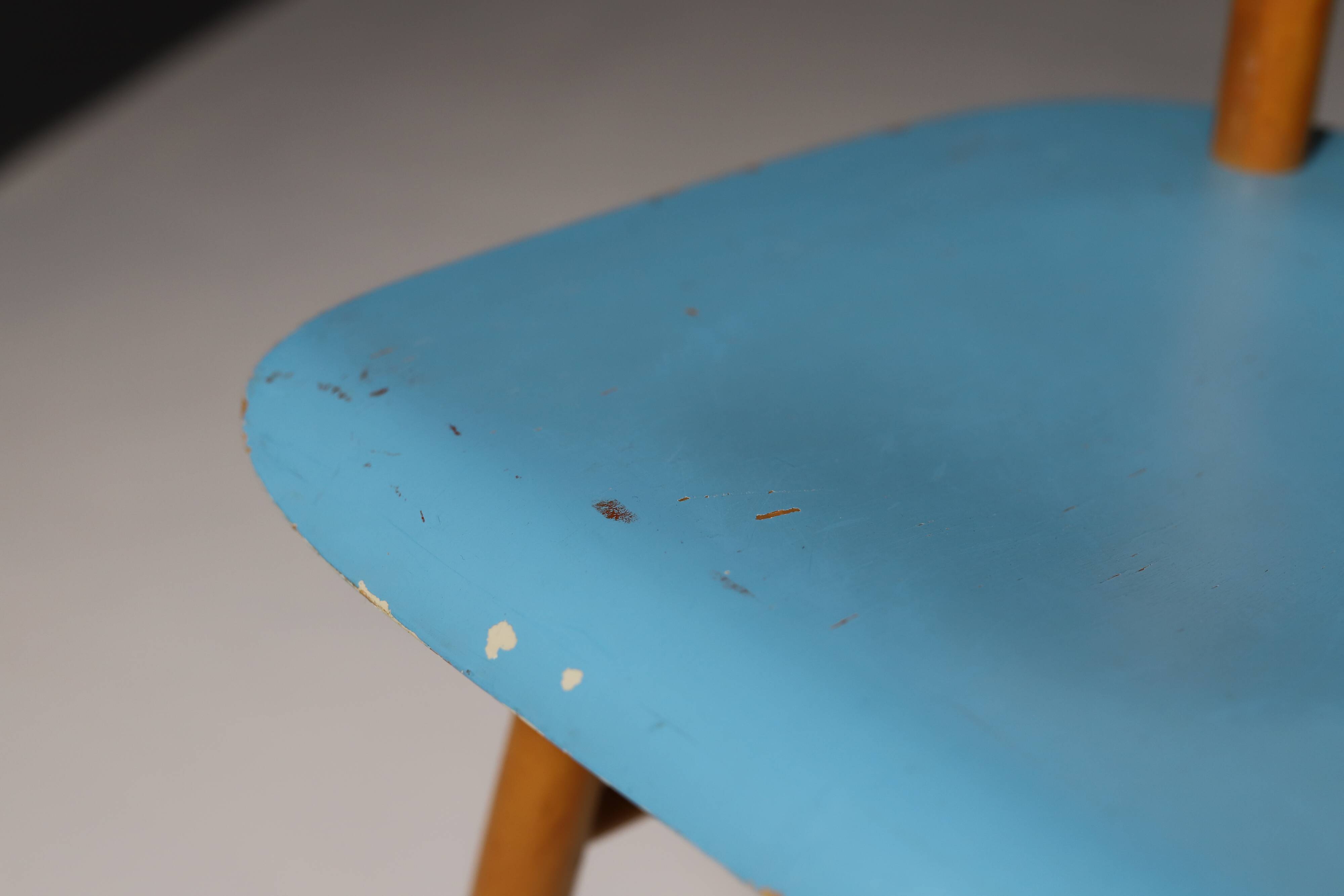 Mid century color dining chairs  1960´s, Czechoslovakia, set of 18