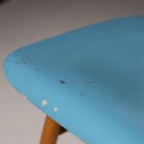 Mid century color dining chairs  1960´s, Czechoslovakia, set of 18