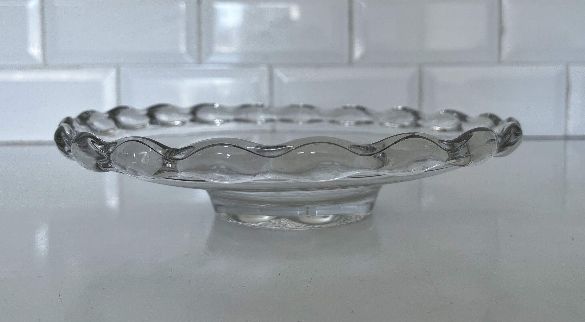 Glass Cup presentation dish
