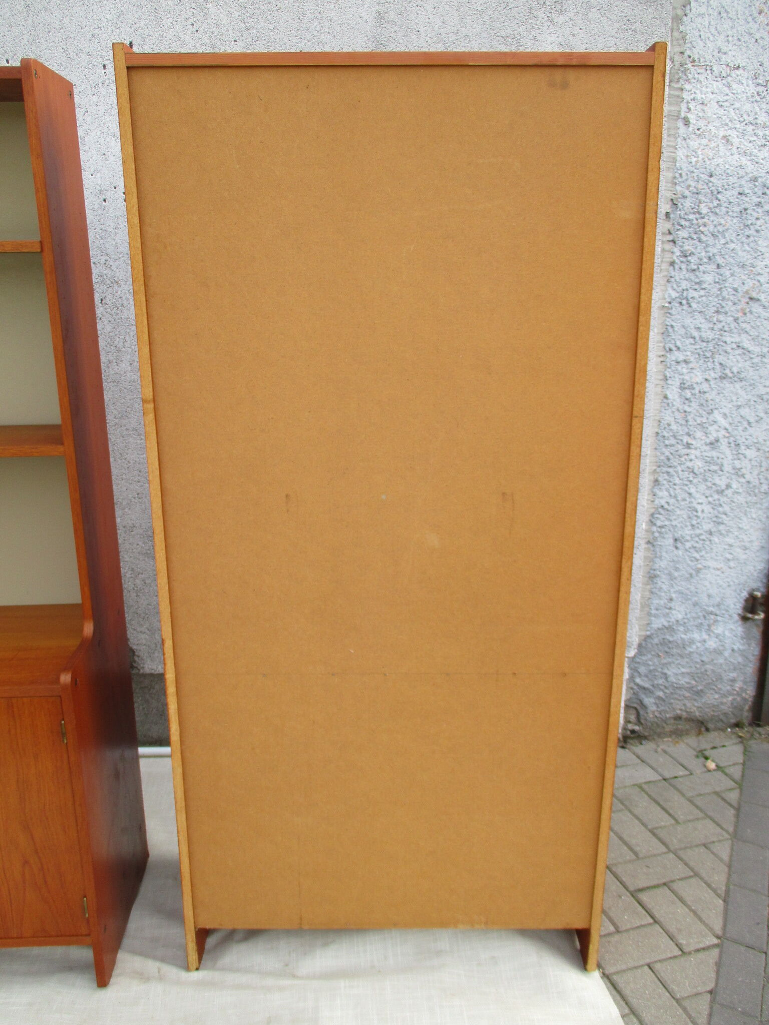 Wooden bookcase, 1960s, set of 2