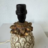 Terracotta “pineapple” lamp base