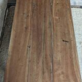 Large restored walnut coffee table