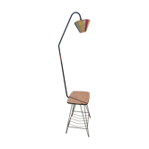Lampadaire vintage tube géométrique
