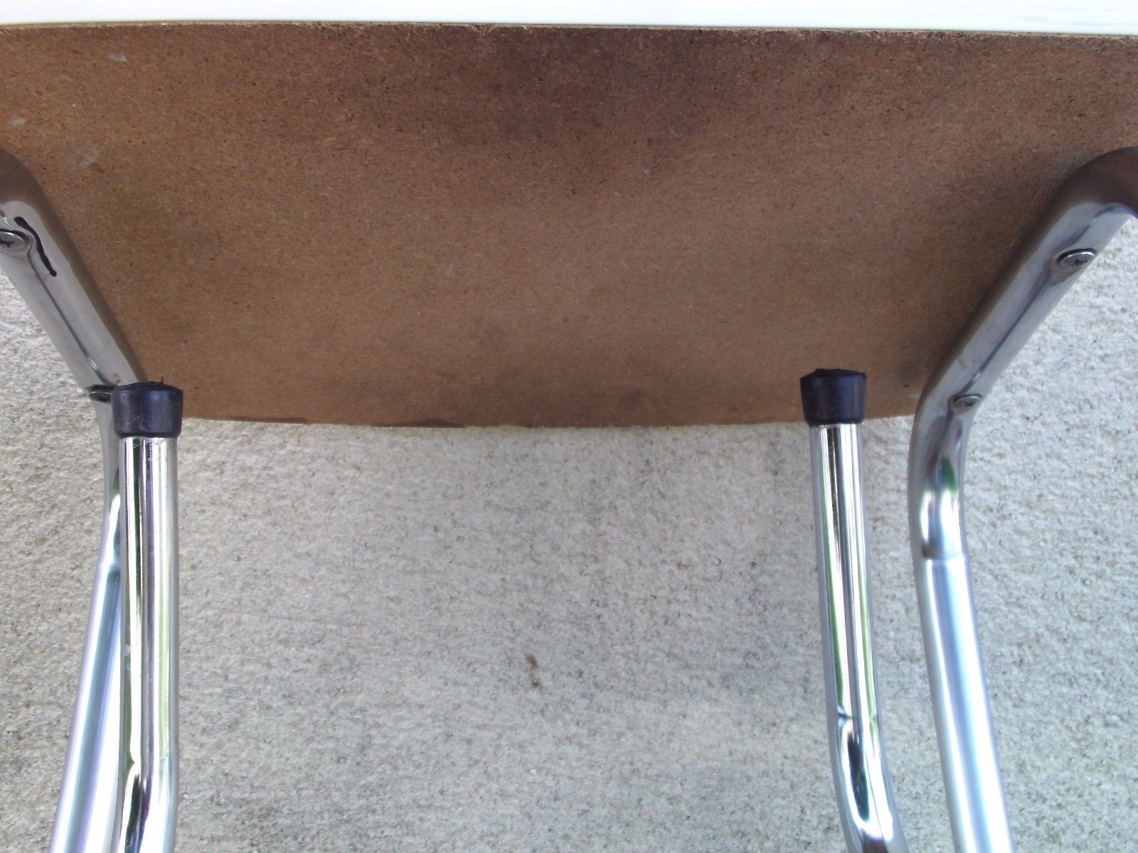 Tabouret marche pieds en formica - années 60-70